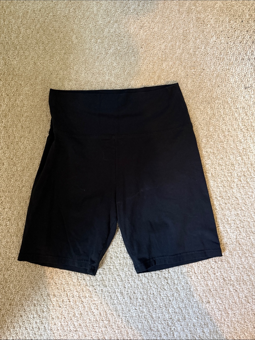 aerie Black High-Waist Bike Shorts